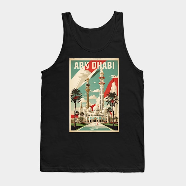 Abu Dhabi United Arab Emirates Vintage Travel Tourism Tank Top by TravelersGems